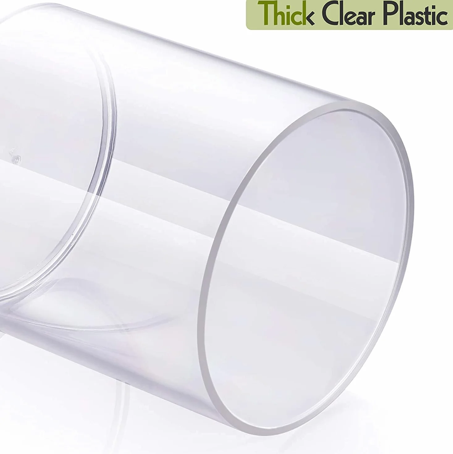 AOZITA 2-pak wacików bawełnianych dozownik 295 ml przezroczysty plastikowy zestaw słoików aptekarza