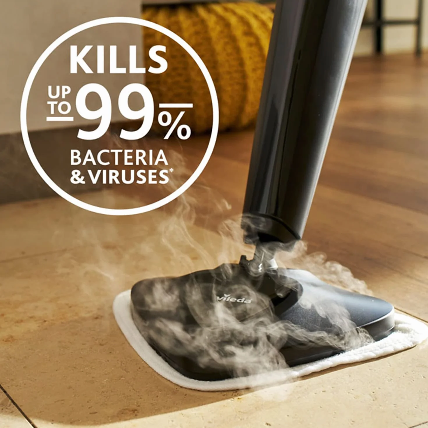 Vileda Wkładki do mopa Steam Plus, mikrofibra, 2 w opakowaniu