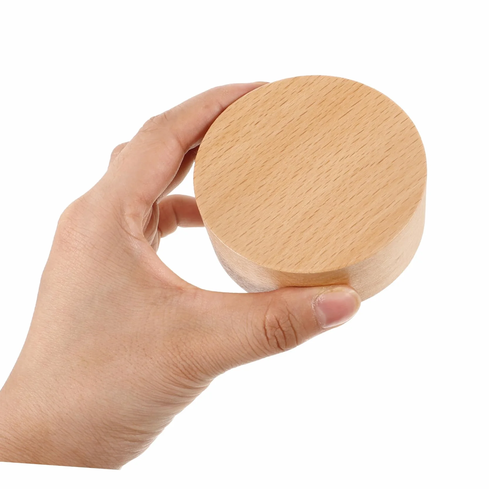 Diy Podstawka Do Muzycznych Pudełek Drewniana Okrągła Stabilna Przeznaczona Do Rękodzieła Materiał Akcesoria Muzyczne Doskonała