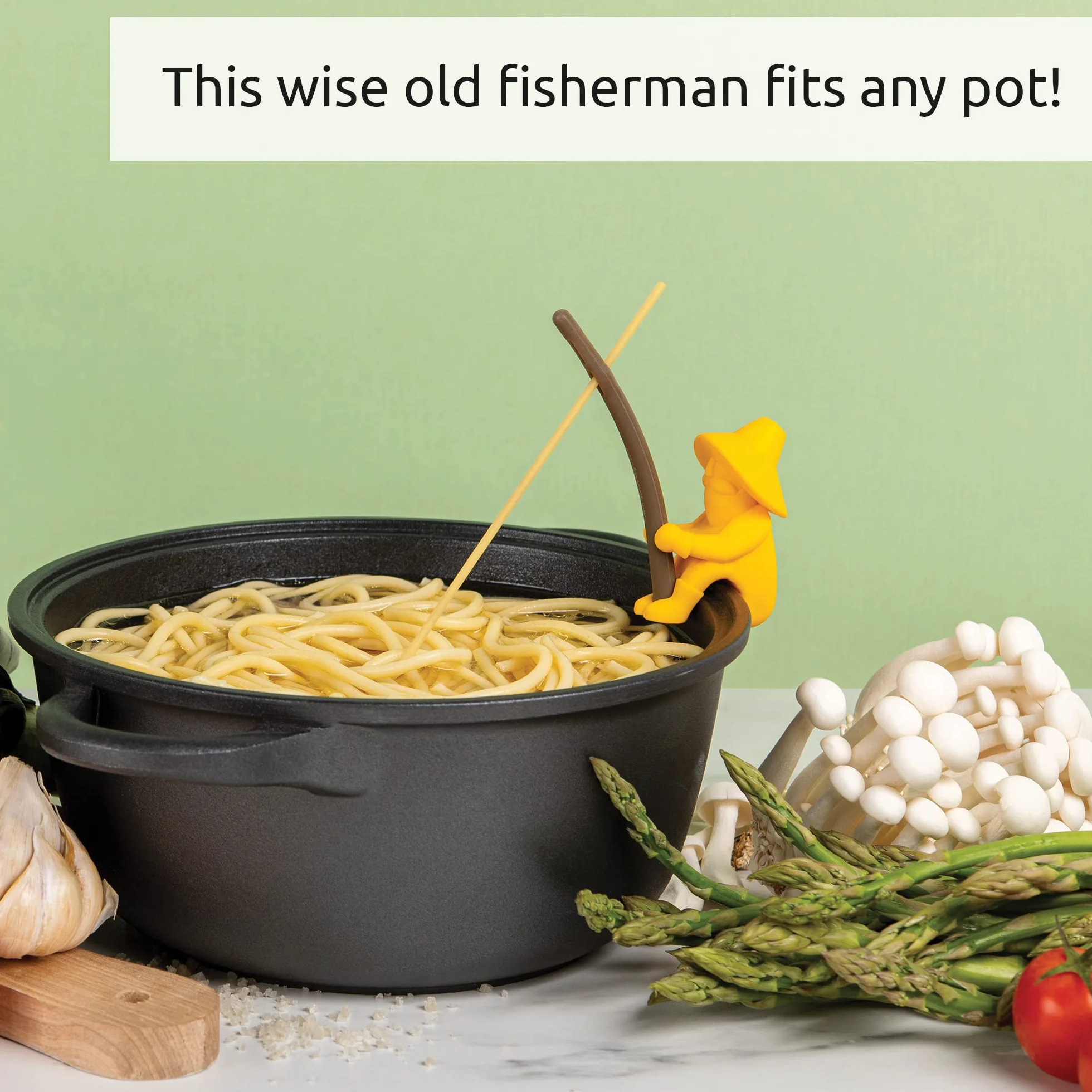 OTOTO Al Dente tester spaghetti i uwalniacz pary, w 100% wolny od BPA i bezpieczny dla żywności, tester makaronu, zabawne gadżety kuchenne, prezenty na parapetówkę, narzędzia kuchenne i gadżety nadają