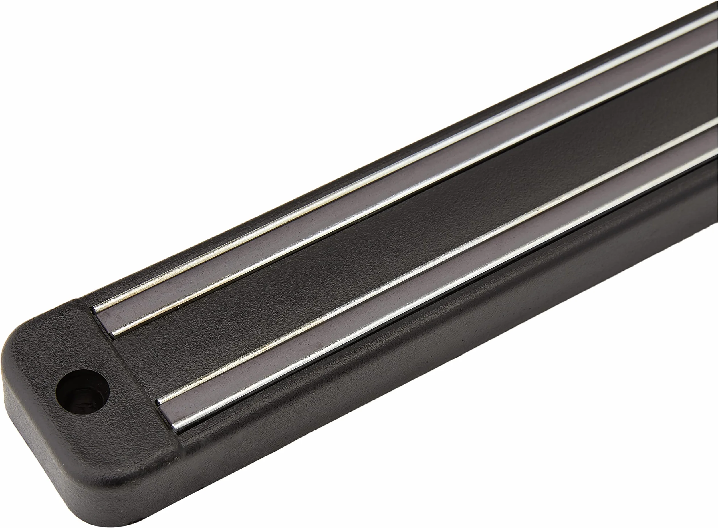 KitchenCraft Ścienny Uchwyt na Noże, Magnetyczny, Plastikowy, 33 cm - Kolor Szary