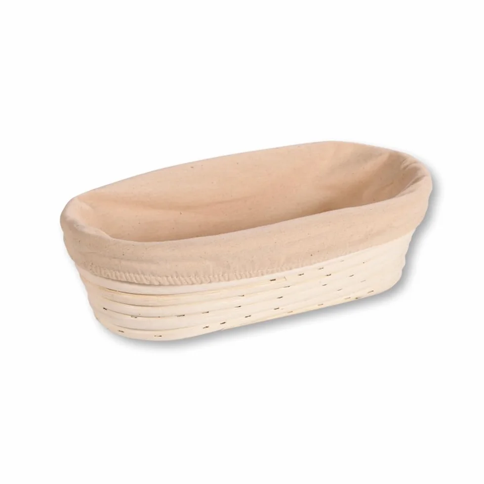 Kesper | koszyk do garowania, materiał: rattan, wyściółka tekstylna (zdejmowana), wymiary: 28 x 15 x 8 cm, kolor: naturalny | 19632