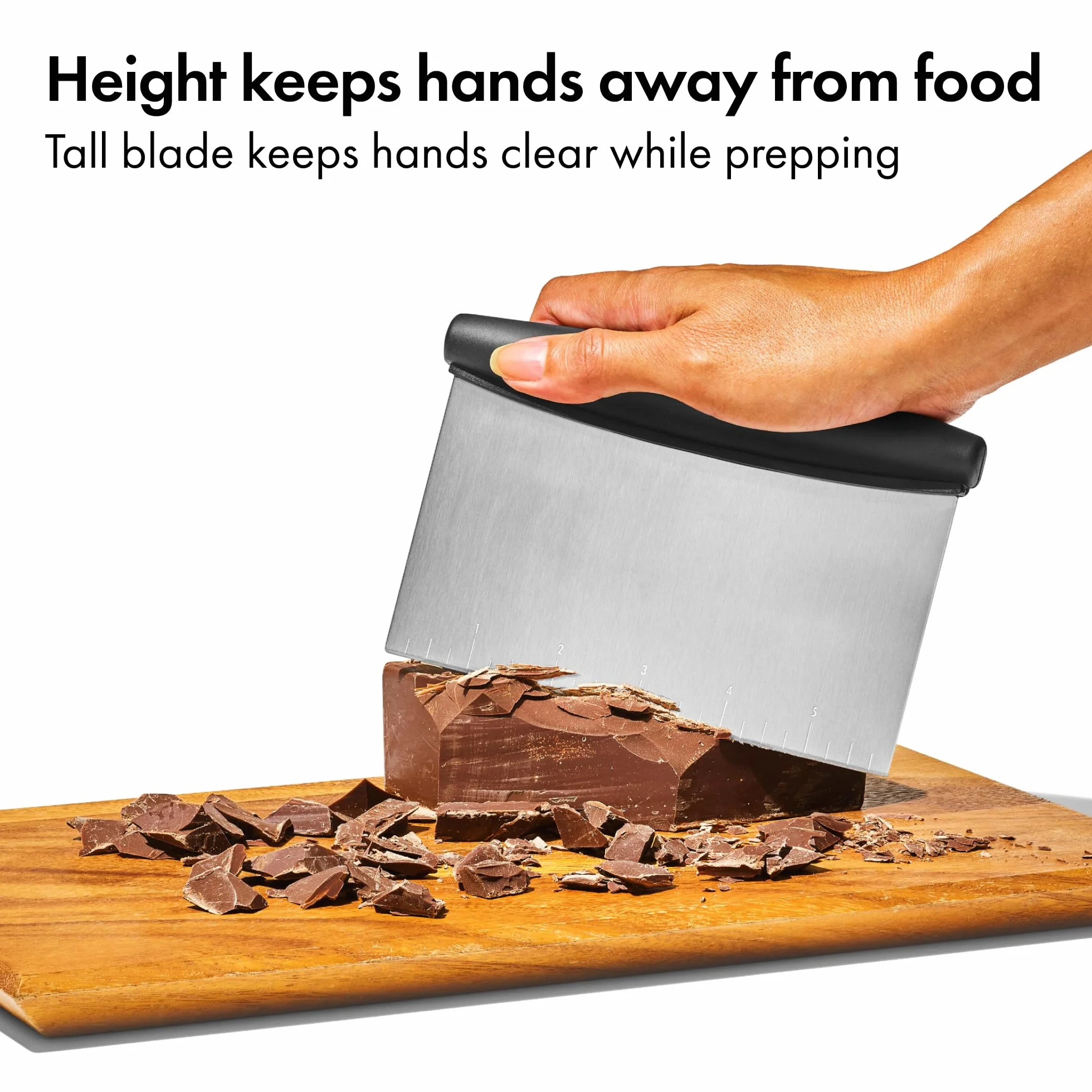 OXO Good Grips Multi-purpose Stainless Steel Scraper & Chopper