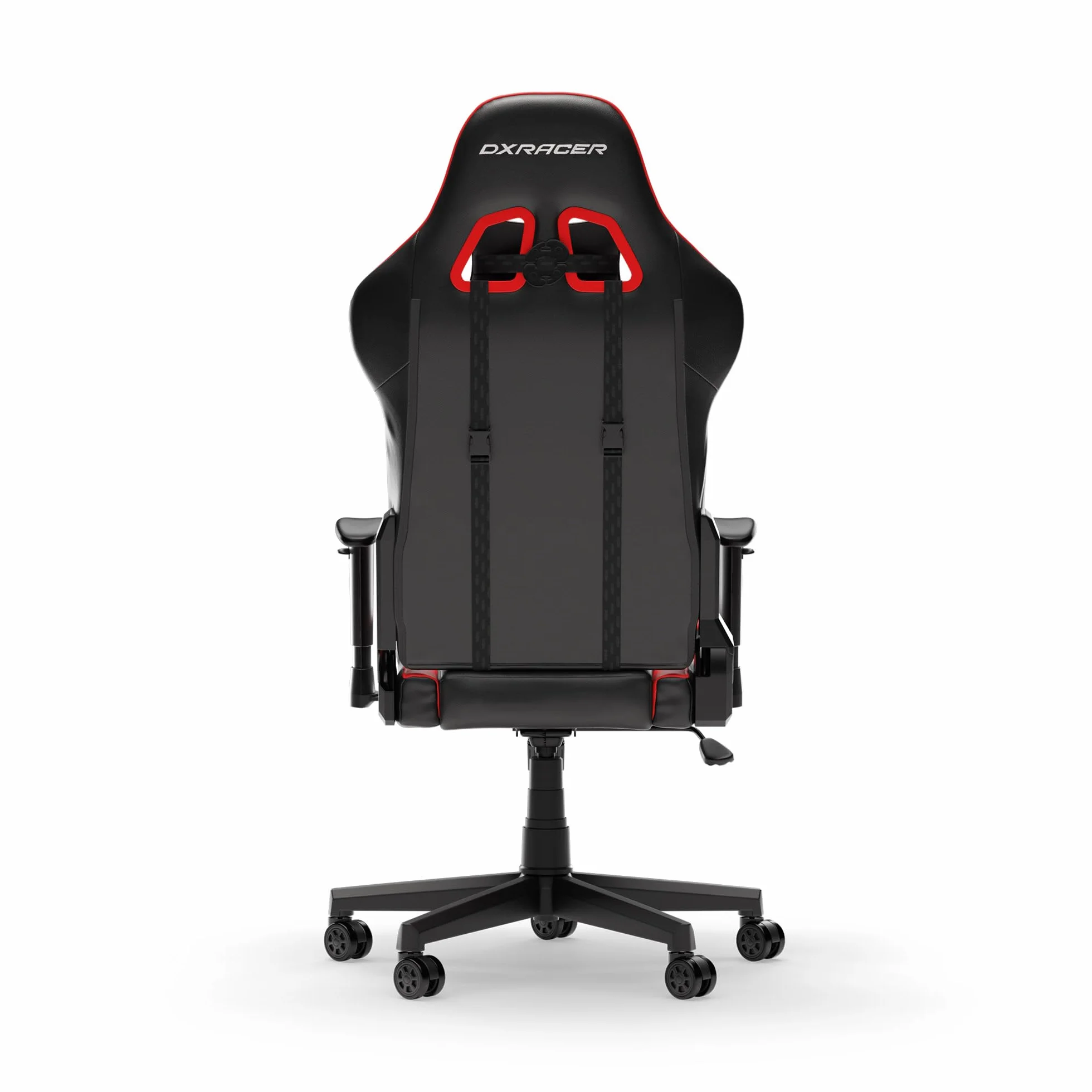 DXRacer PRINCE L Czarny & Czerwony Fotel Gamingowy PVC Skóra