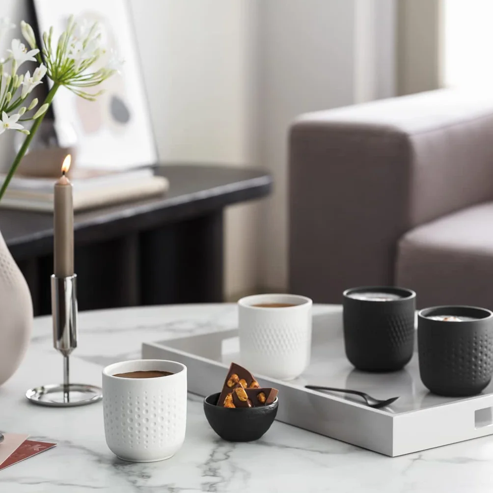 Villeroy & Boch – Manufacture Collier blanc zestaw kubków 2-cz., porcelana Premium